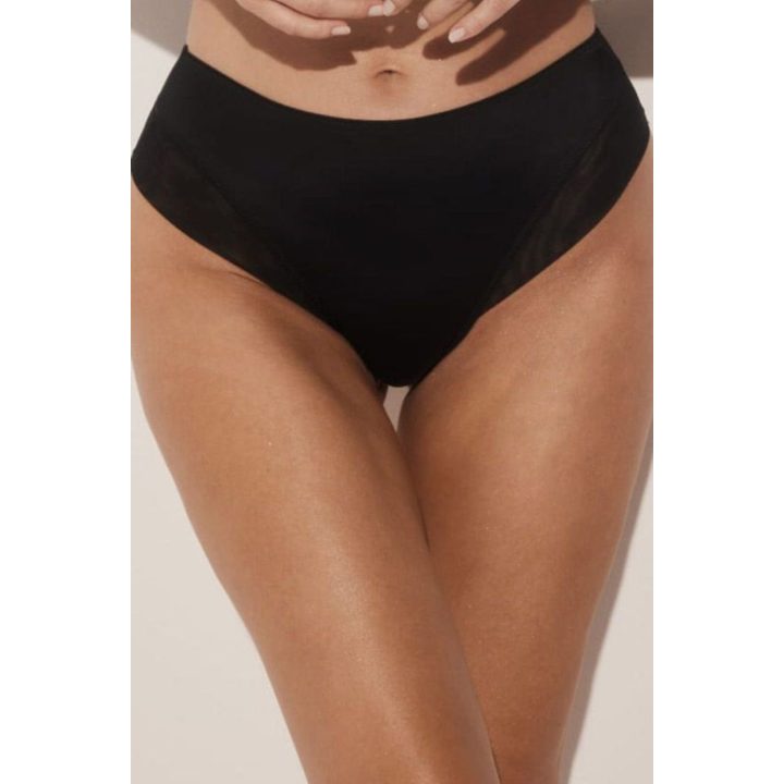 Moteriškos kelnaitės Kinga Black Comfort P-861/2, juodos