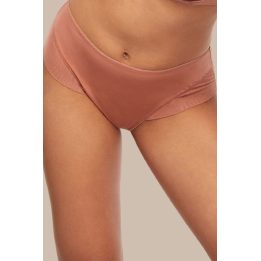 Moteriškos aukšto liemens kelnaitės Kinga Comfort P-861/2, tamsiai rožinės