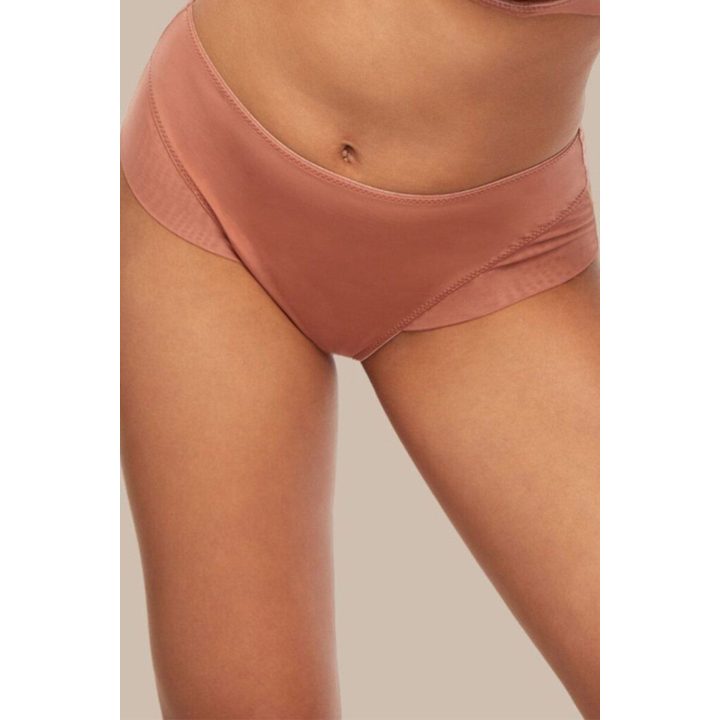 Moteriškos aukšto liemens kelnaitės Kinga Comfort P-861/2, tamsiai rožinės