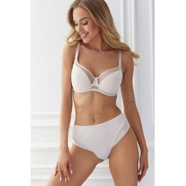 Moteriškos aukštu liemeniu kelnaitės Kinga Comfort P-861/2, smėlinės