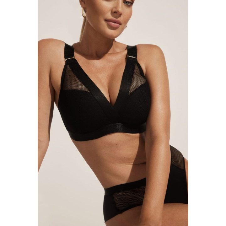 Minkšta liemenėlė Kinga Lara WB-748, juoda