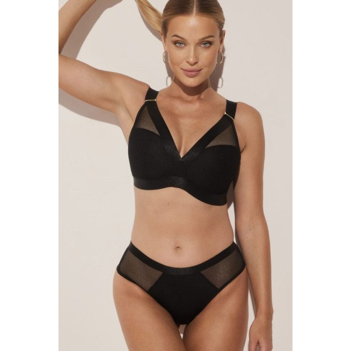 Minkšta liemenėlė Kinga Lara WB-748, juoda
