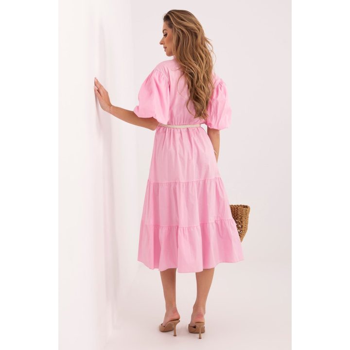 Midi suknelė su diržu Italy Moda