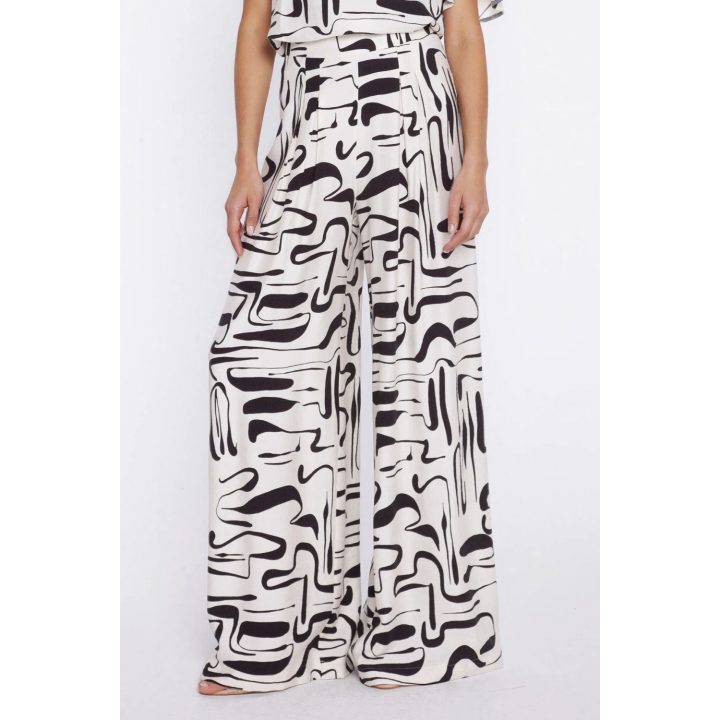 Moteriškos kelnės Nife, rayon ir nylon