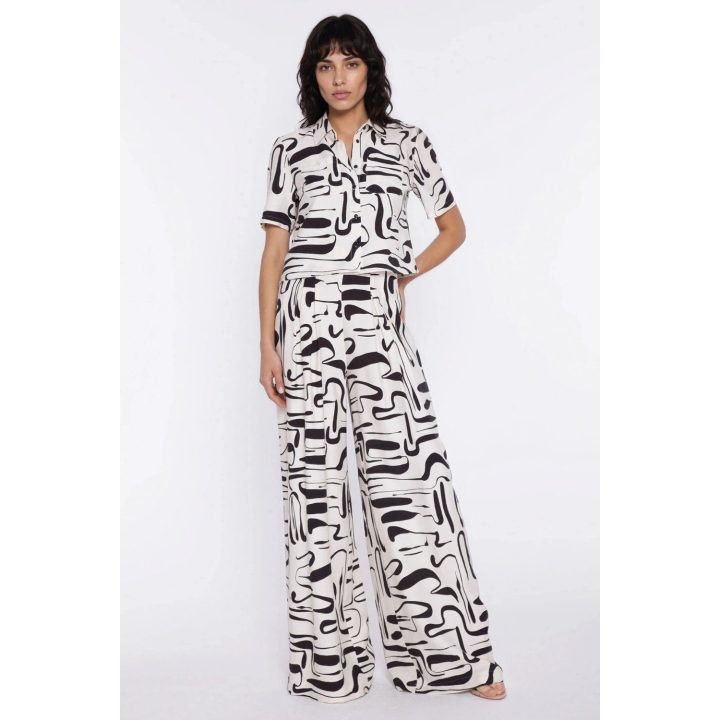 Moteriškos kelnės Nife, rayon ir nylon