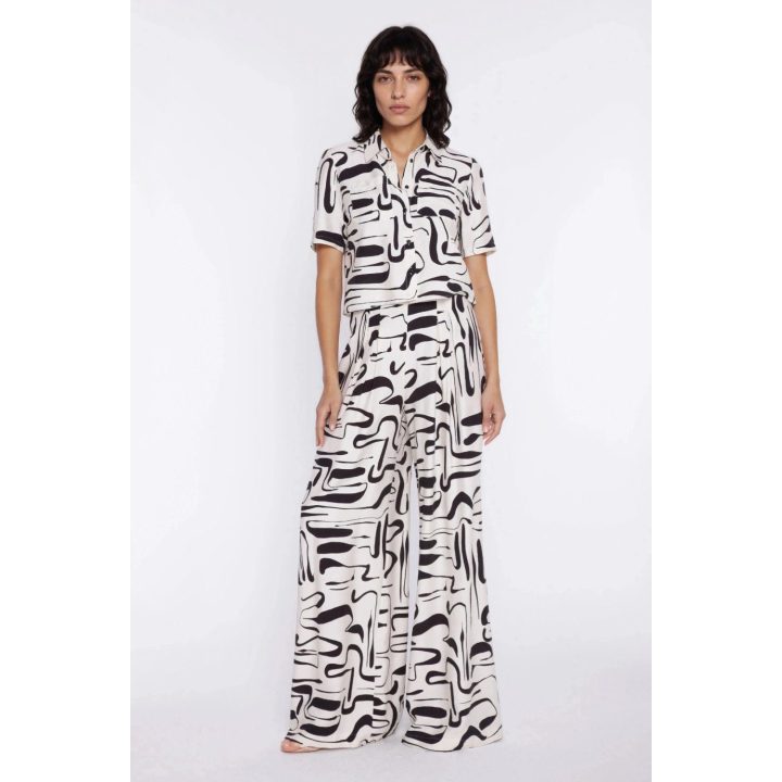 Moteriškos kelnės Nife, rayon ir nylon