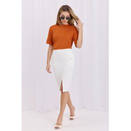 Midi sijonas su kišenėmis, modelis 228239