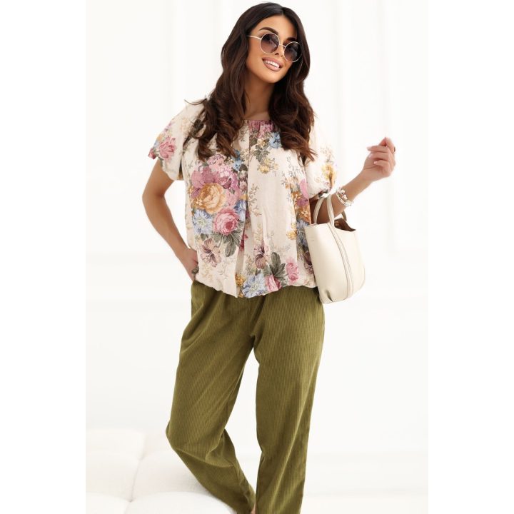 Palaidinė su gėlėtu raštu Italy Moda