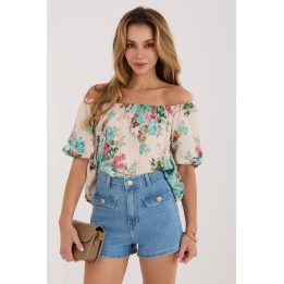 Gėlėta palaidinė Italy Moda