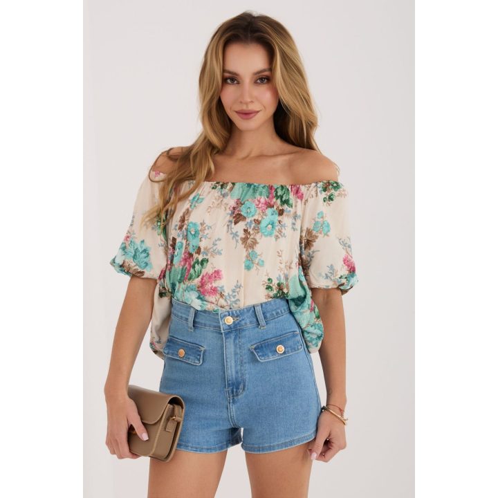 Gėlėta palaidinė Italy Moda