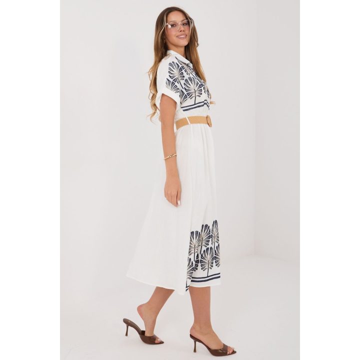 Midi ilgio suknelė Italy Moda su diržu
