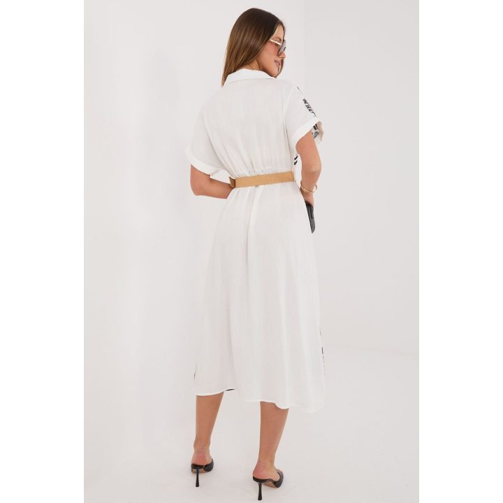 Midi ilgio suknelė Italy Moda su diržu