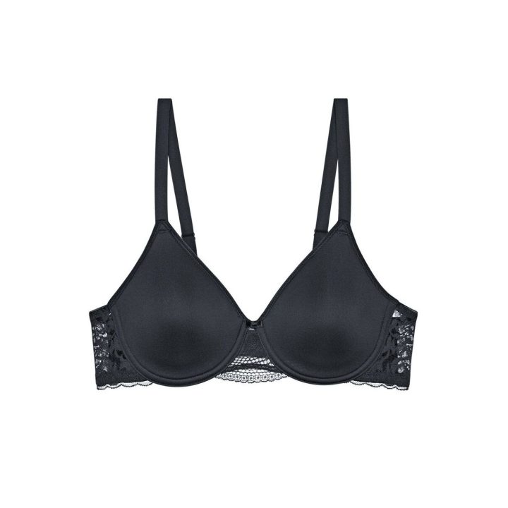Juoda minkšta liemenėlė Triumph