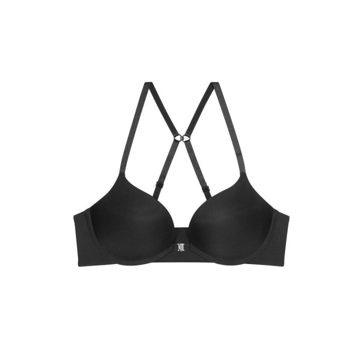 Juoda trikampė bikinio viršutinė dalis Triumph