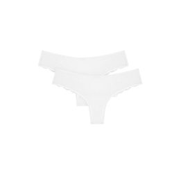 Balto mikropluošto brazilinės string kelnaitės Triumph, 2 vnt.