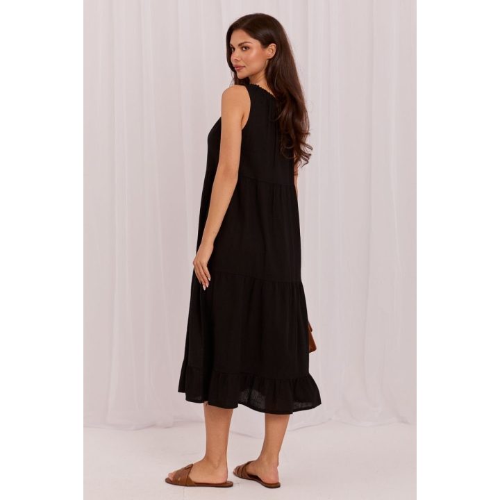 Juoda boho suknelė Italy Moda