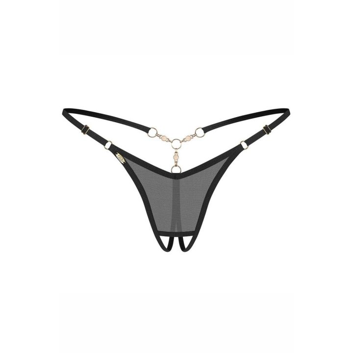 Juodi tanga stringai Obsessive