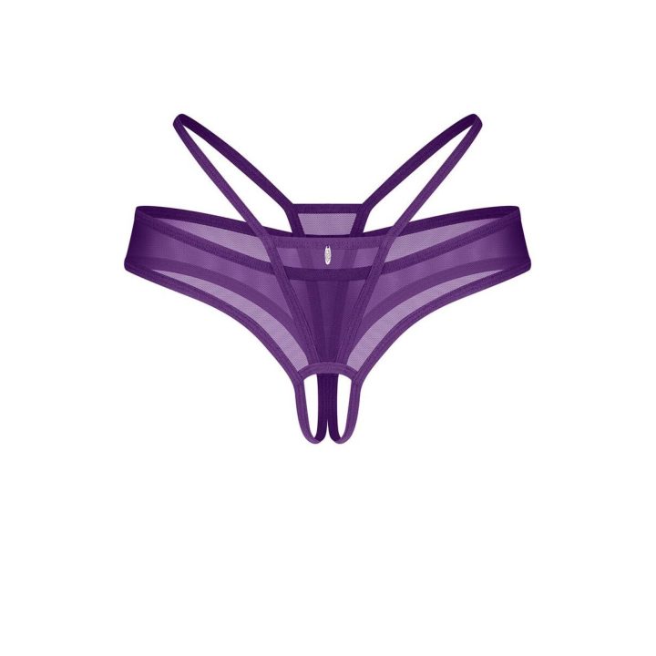Violetiniai crotchless stringai Obsessive