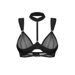 Trikampė bikinio viršutinė dalis su chokeriu Obsessive