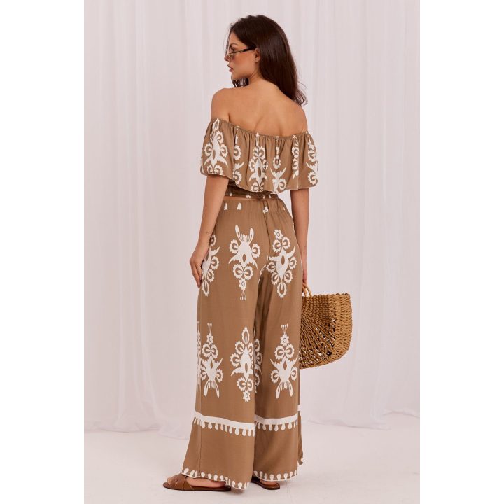 Boho stiliaus moteriškos kelnės Italy Moda