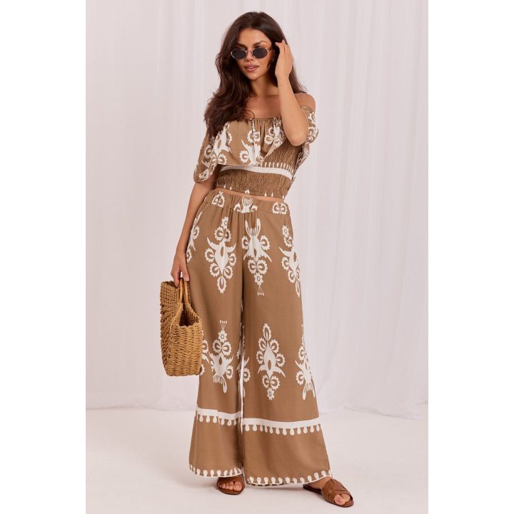 Boho stiliaus moteriškos kelnės Italy Moda