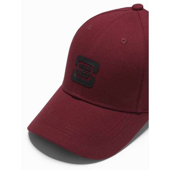 Vyriška bordo beisbolo kepurė su logotipu