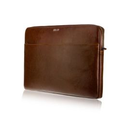 Natūralios odos nešiojamojo kompiuterio dėklas 15' Solier SA24A Vintage Brown