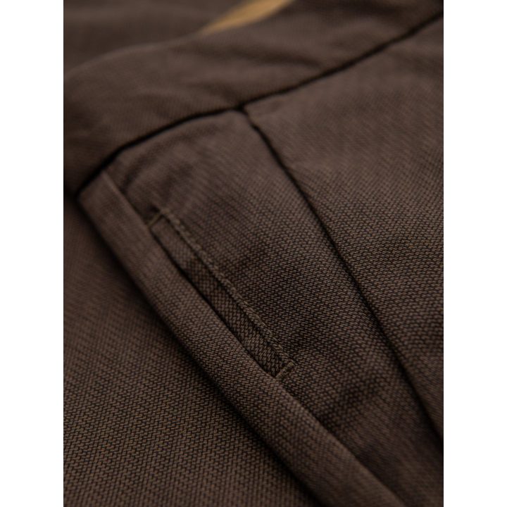 Vyriškos rudos chino kelnės, regular fit