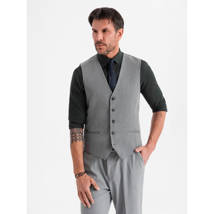 Vyriška pilka liemenė slim fit