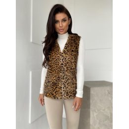 Moteriška leopardo rašto liemenė