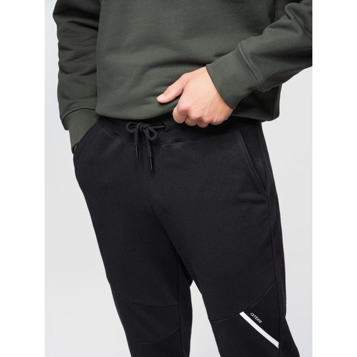 Vyriškos juodos jogger tipo kelnės