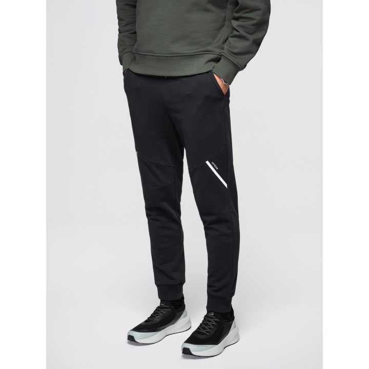 Vyriškos juodos jogger tipo kelnės