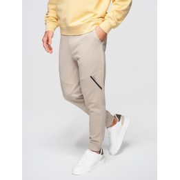 Vyriškos smėlio spalvos jogger tipo kelnės