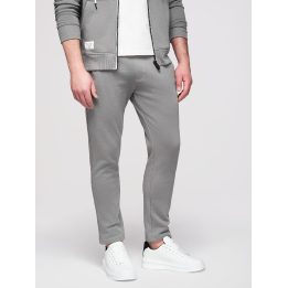 Vyriškos pilkos tiesių klešnių kelnės