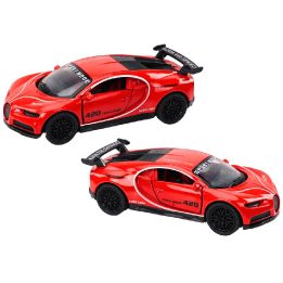 Raudonas žaislinis sportinis automobilis 1:32 su frikciniu mechanizmu