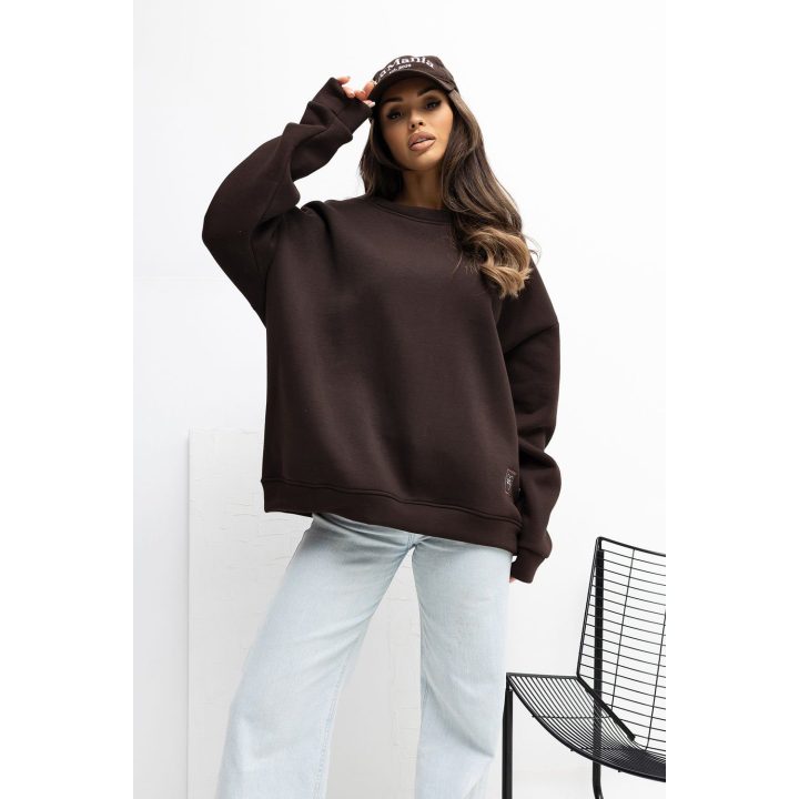 Moteriškas džemperis Rue Paris, rudas