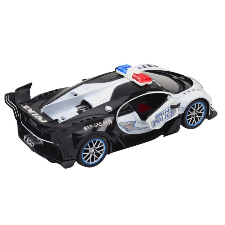 Nuotolinio valdymo policijos automobilis 1:12, baltas