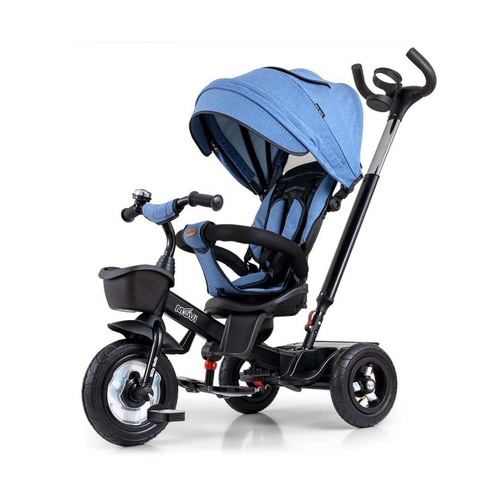 Milly Mally Movi 5 viename triratukas su pasukama sėdyne, denim
