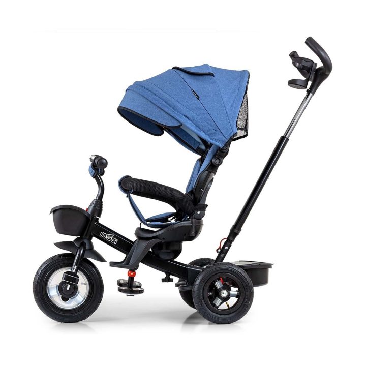 Milly Mally Movi 5 viename triratukas su pasukama sėdyne, denim