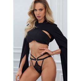 Juodos stringai Pure Sin