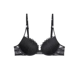 Juoda push-up liemenėlė Triumph