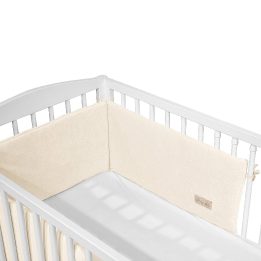 Kūdikio lovytės apsauga ALBERO MIO Cotton color CC0, vanilės