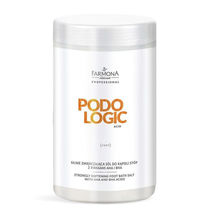 Farmona Podologic Acid stipriai minkštinanti pėdų vonelės druska su AHA ir BHA rūgštimis 1250 g