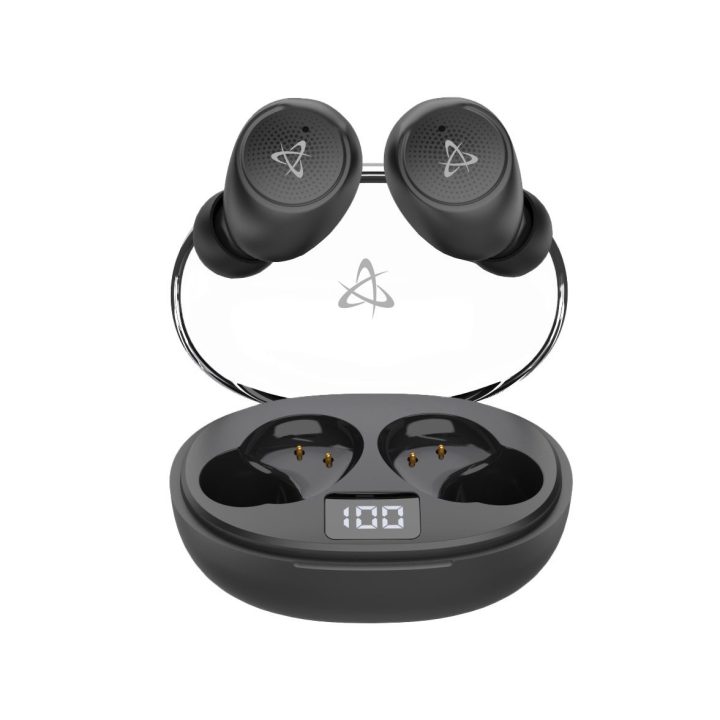 Sbox EB-TWS115 belaidės ausinės, juodos