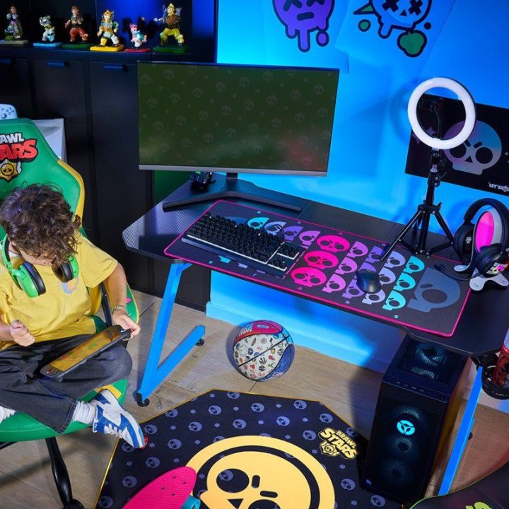 Subsonic Brawl Stars Skull Repeater žaidimų pelės kilimėlis XXL