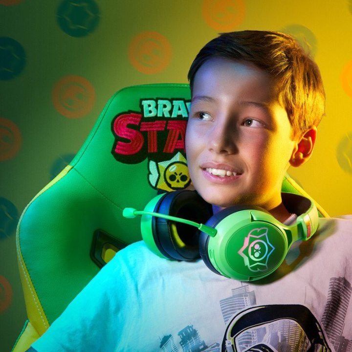 Subsonic belaidės žaidimų ausinės Brawl Stars Skull
