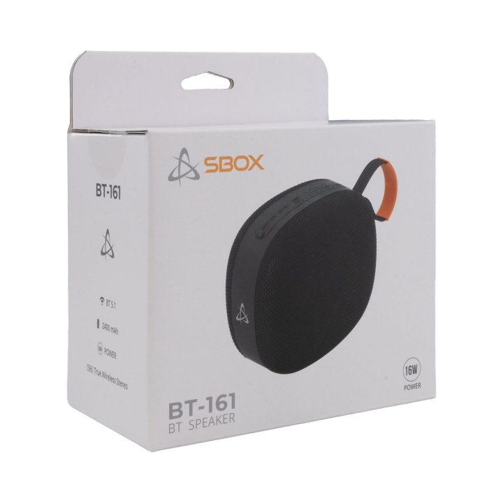 SBOX BT-161 Bluetooth garsiakalbis, juodas