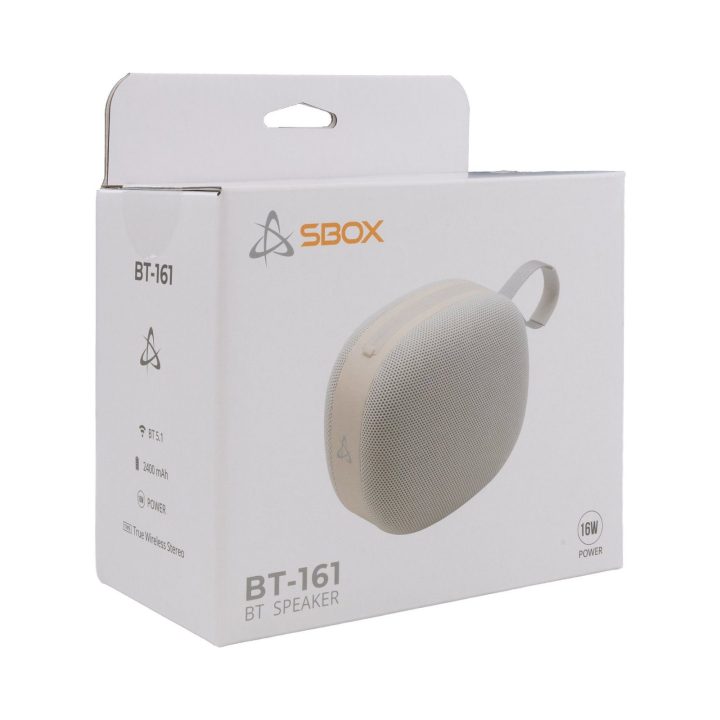 Sbox BT-161 Bluetooth garsiakalbis, baltas