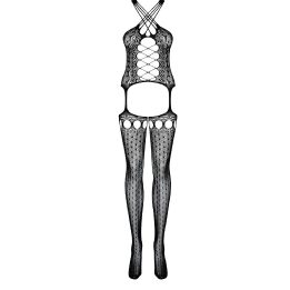 Juodas bodystocking Obsessive