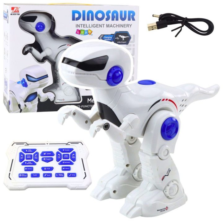 Nuotoliniu būdu valdomas interaktyvus dinozauras robotas Tyrannosaurus Rex